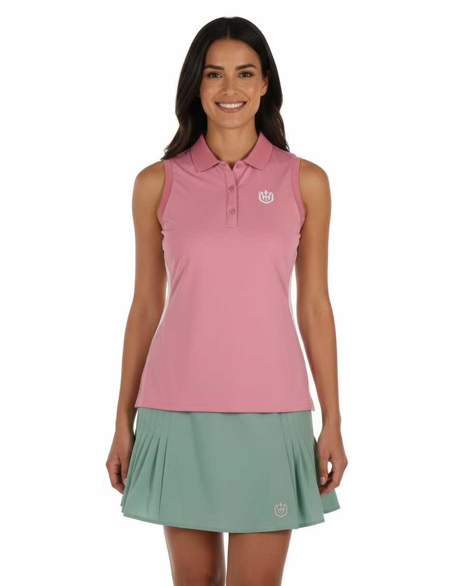 Sleeveless Top and Skirt Combo